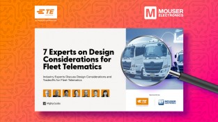 마우저 일렉트로닉스-TE 커넥티비티, 차량 텔레매틱스 설계 고려 사항 집중 분석한 새 전자책 발간