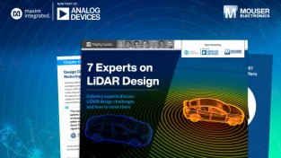 마우저 일렉트로닉스-아나로그디바이스, LiDAR 기술의 설계 과제 집중 탐구하는 신규 전자책 발간