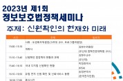 한국정보보호학회 정보보호법정책연구회 ‘신원확인의 현재와 미래’를 주제로 전문가 세미나 개최