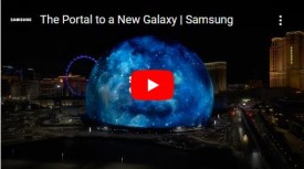 삼성전자, 미국 라스베이거스 스피어에서 ‘갤럭시 언팩’ 티징 영상 공개