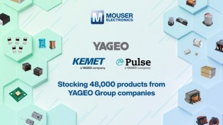 마우저 일렉트로닉스,약5만종의 YAGEO Group 부품 제공