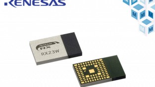 마우저 일렉트로닉스, IoT 시스템 제어를 위한 르네사스 RX23W BLE 모듈 제품 공급