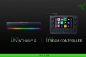 레이저,RGB 사운드 바 'Leviathan V2 X'와 올인원 키패드 'Stream Controller'출시